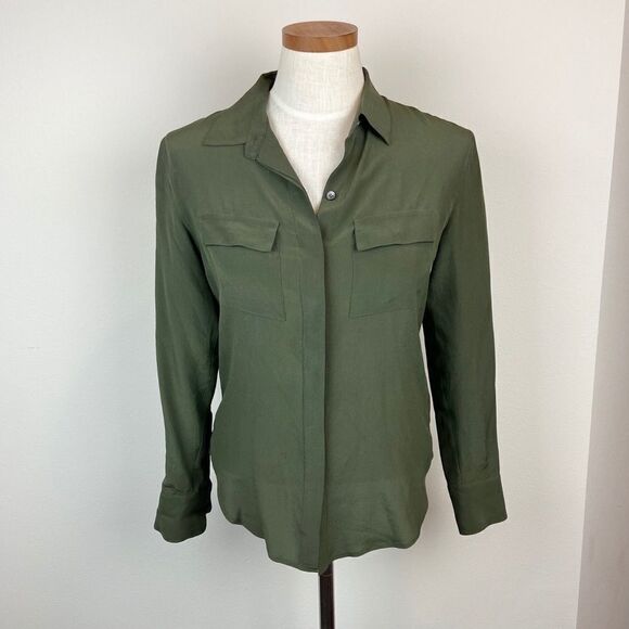 Madewell Silk Cargo Top - Picture 1 of 5